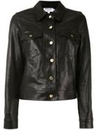Frame Denim Buttoned Jacket - Black