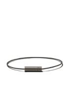 Le Gramme 5 Grams Cable Bracelet - Black Silver