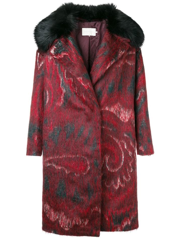 L'autre Chose Loose Fitted Coat - Red