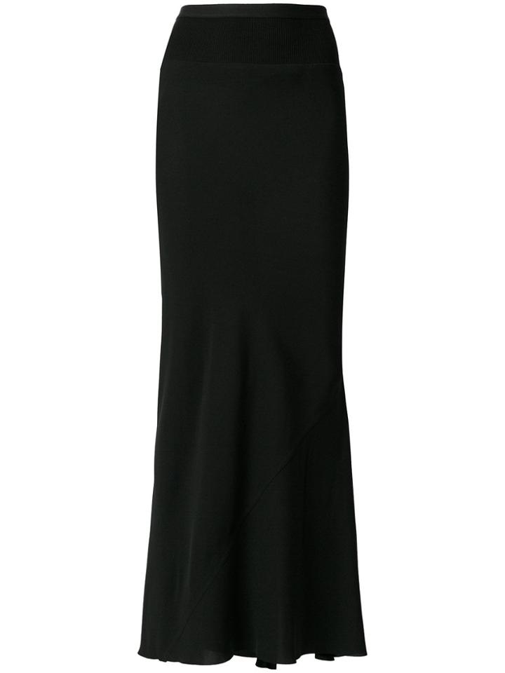 Rick Owens Straight-cut Maxi Skirt - Black