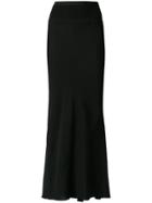 Rick Owens Straight-cut Maxi Skirt - Black