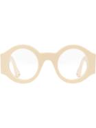 Gucci Eyewear Round Frame Sunglasses - Neutrals