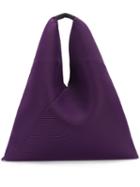 Mm6 Maison Margiela - Slouchy Tote - Women - Leather/polyester - One Size, Pink/purple, Leather/polyester