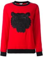 Kenzo 'tiger' Sweatshirt, Women's, Size: Small, Red, Polyester/triacetate