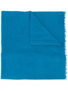 Faliero Sarti Fringe Scarf - Blue