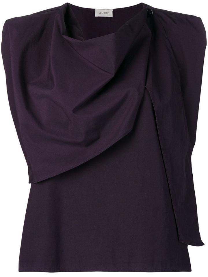Lemaire Crinkle-styled Top - Purple