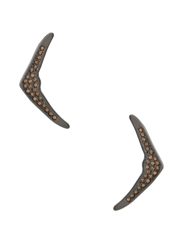 Camila Klein Rabo De Peixe Earrings - Black