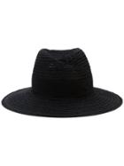 Maison Michel Black Straw Virginie Hat