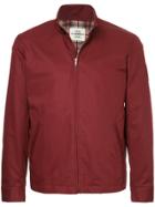 Kent & Curwen Zipped Bomber Jacket - Red