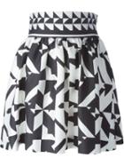 Alexandre Vauthier Printed A-line Skirt