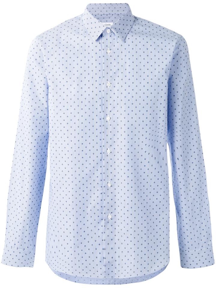 Jil Sander Skulls Print Shirt - Blue