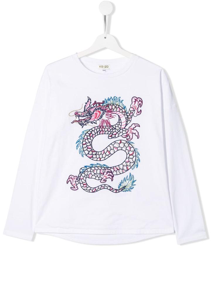 Kenzo Kids Japansese Sweatshirt - White