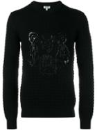 Kenzo 'tiger' Sweater, Men's, Size: Xl, Black, Wool