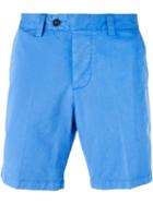 Ami Alexandre Mattiussi Bermuda Shorts, Men's, Size: Medium, Blue, Cotton/spandex/elastane