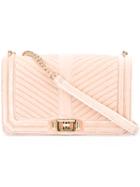 Rebecca Minkoff Quilted Cross Body Bag, Women's, Pink/purple, Polyester