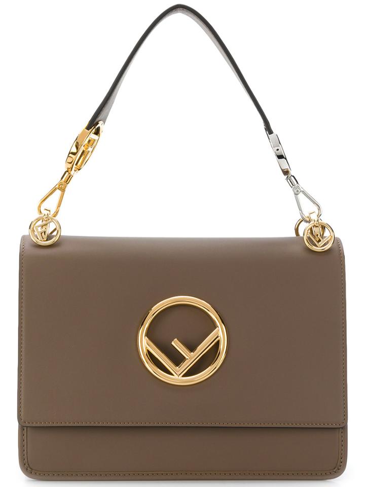 Fendi Kan I F Tote Bag - Brown