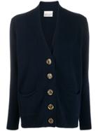 Aragona Oversized Button Cardigan - Blue