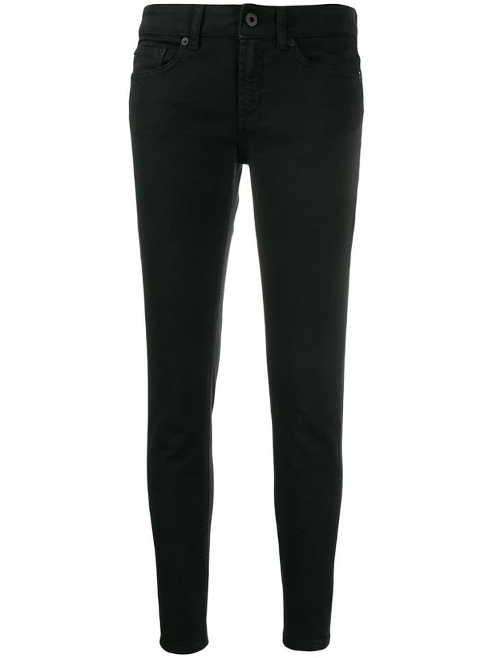 Dondup Skinny Fit Bootcut Jeans - Black