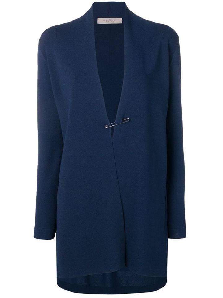 D.exterior Fine Knit Cardigan - Blue