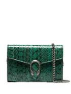 Gucci Dionysus Mini Snakeskin Bag - Green