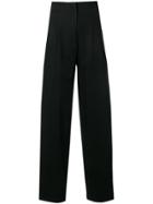 L'autre Chose High-waisted Trousers - Black