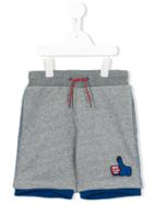 Little Marc Jacobs Thumbs Up Patch Shorts, Boy's, Size: 6 Yrs, Grey