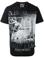 Plein Sport - Graphic Print T-shirt - Men - Cotton - Xxl, Black