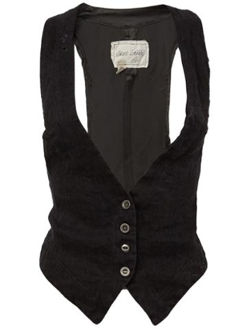 Greg Lauren Herringbone Vest