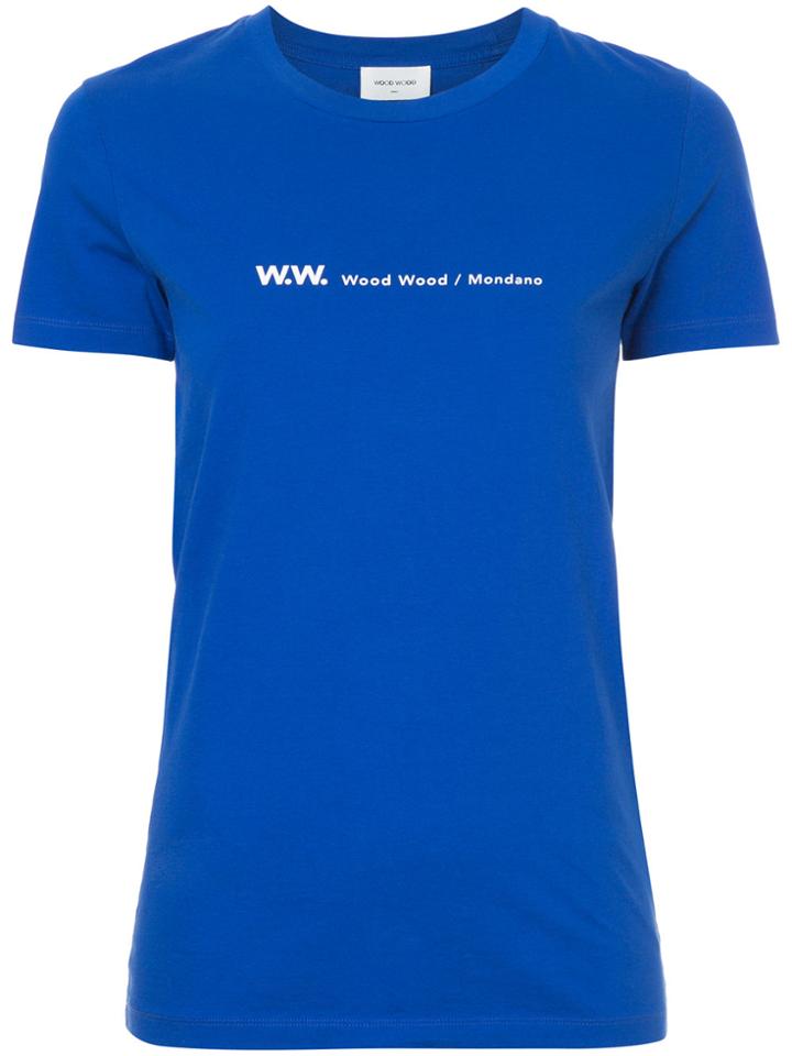 Wood Wood W.w. T-shirt - Blue