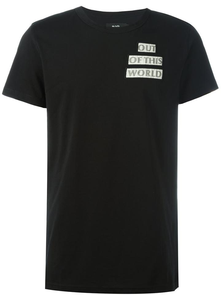 Blood Brother Patch Detail T-shirt, Men's, Size: Medium, Black, Cotton