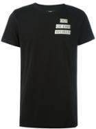 Blood Brother Patch Detail T-shirt, Men's, Size: Medium, Black, Cotton