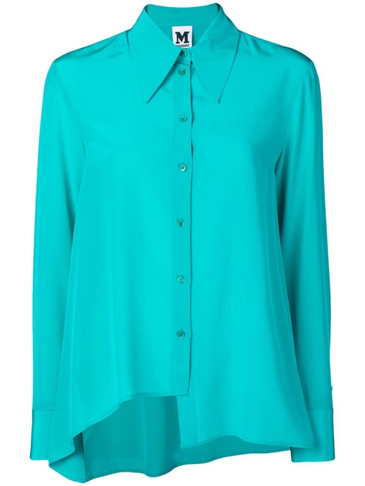 M Missoni Asymmetric Shirt - Green