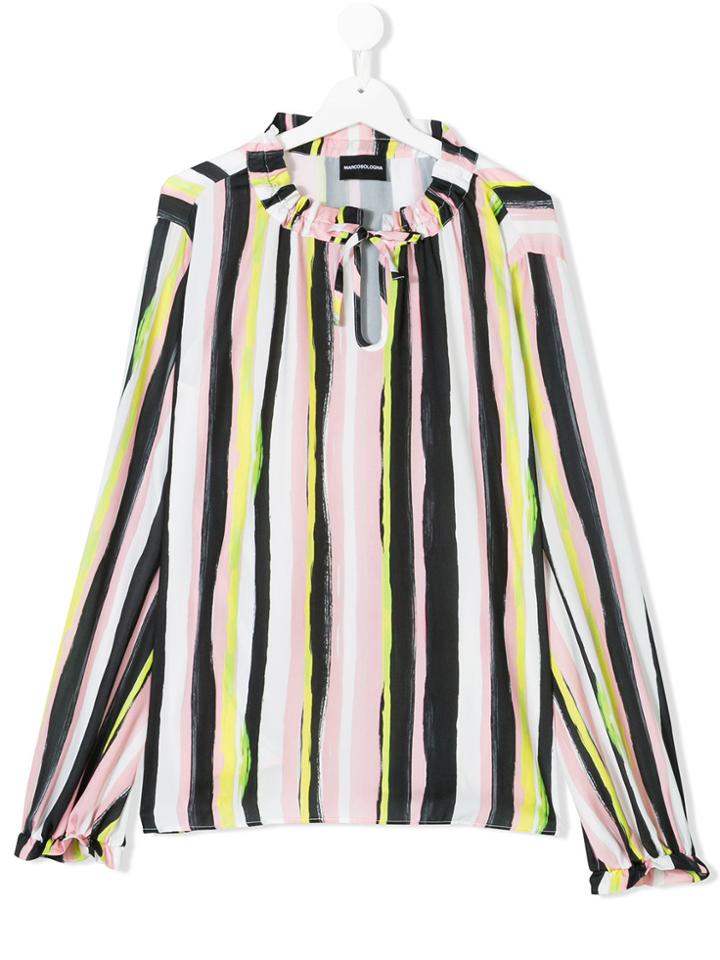 Marco Bologna Kids Striped Blouse - Multicolour