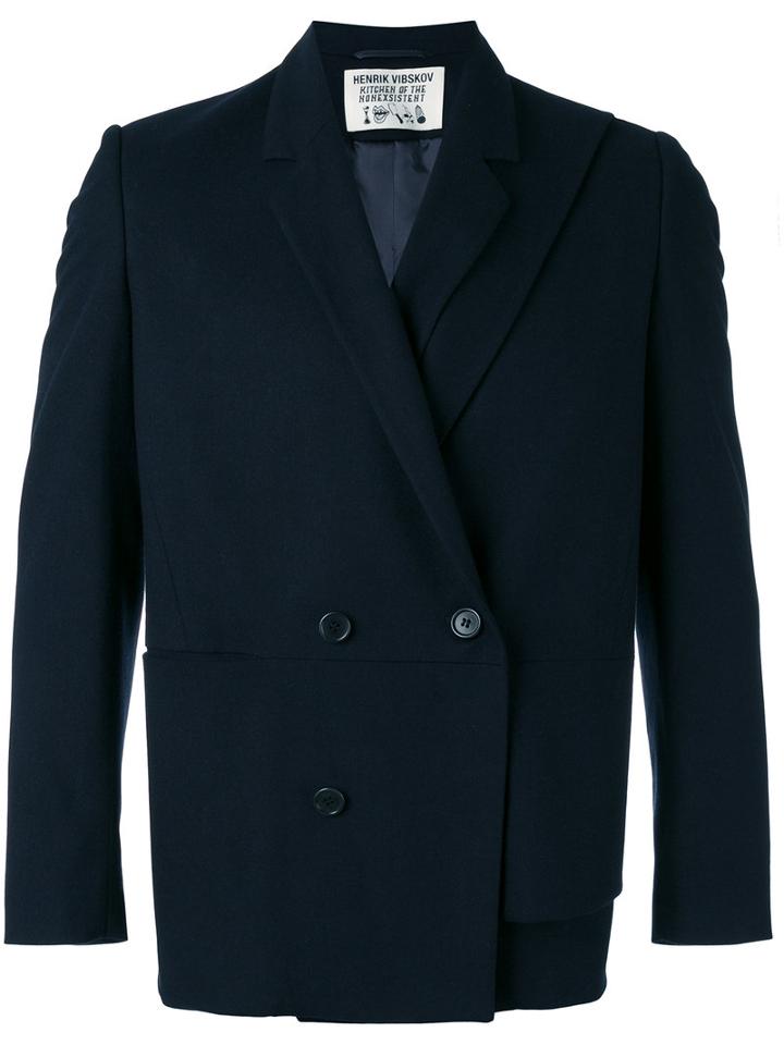 Henrik Vibskov - 'default' Blazer - Men - Polyester/spandex/elastane/acetate/viscose - M, Black, Polyester/spandex/elastane/acetate/viscose
