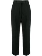 See By Chloé Cropped Straight Trousers - Black