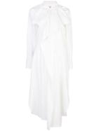 Uma Wang Draped Shirt Dress - White