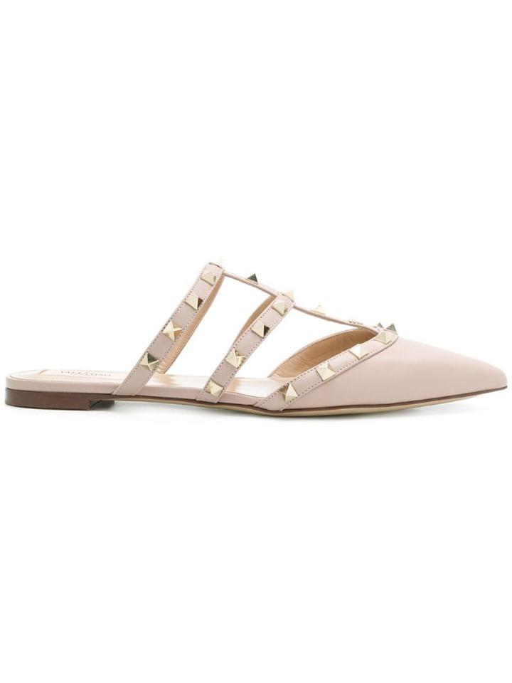 Valentino Valentino Garavani T.05 Rockstud Mules - Neutrals