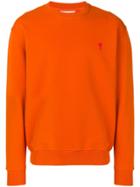Ami Alexandre Mattiussi Ami De Coeur Sweatshirt - Orange