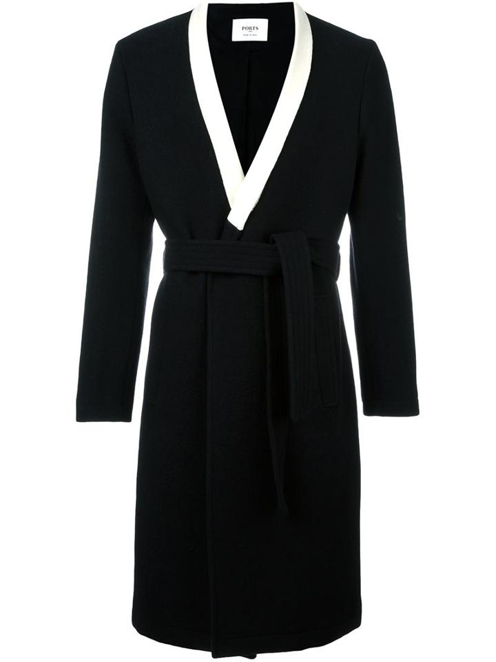 Ports 1961 Belted Kimono Coat