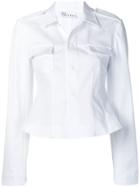 Red Valentino Corset Back Jacket - White