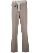 Maison Margiela Vintage Inside Out Style Trousers, Women's, Size: 38, Green