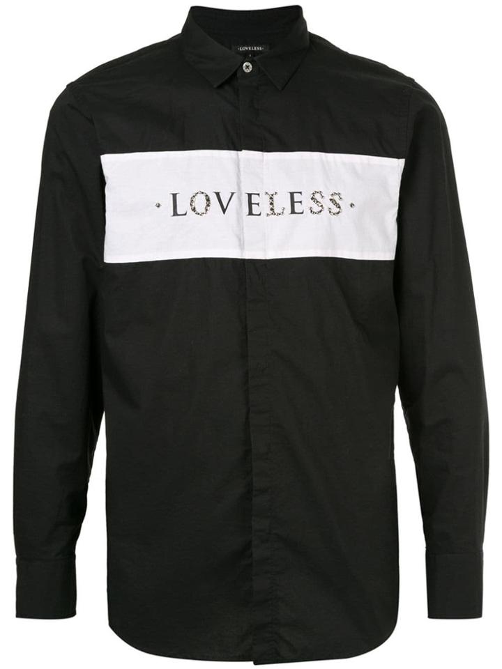Loveless Studded Shirt - Black