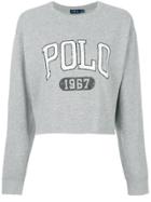 Polo Ralph Lauren Cropped Logo Sweatshirt - Grey