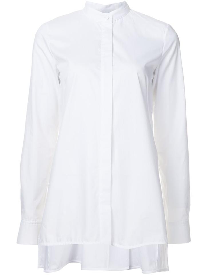 Derek Lam Grandad Collar Classic Shirt