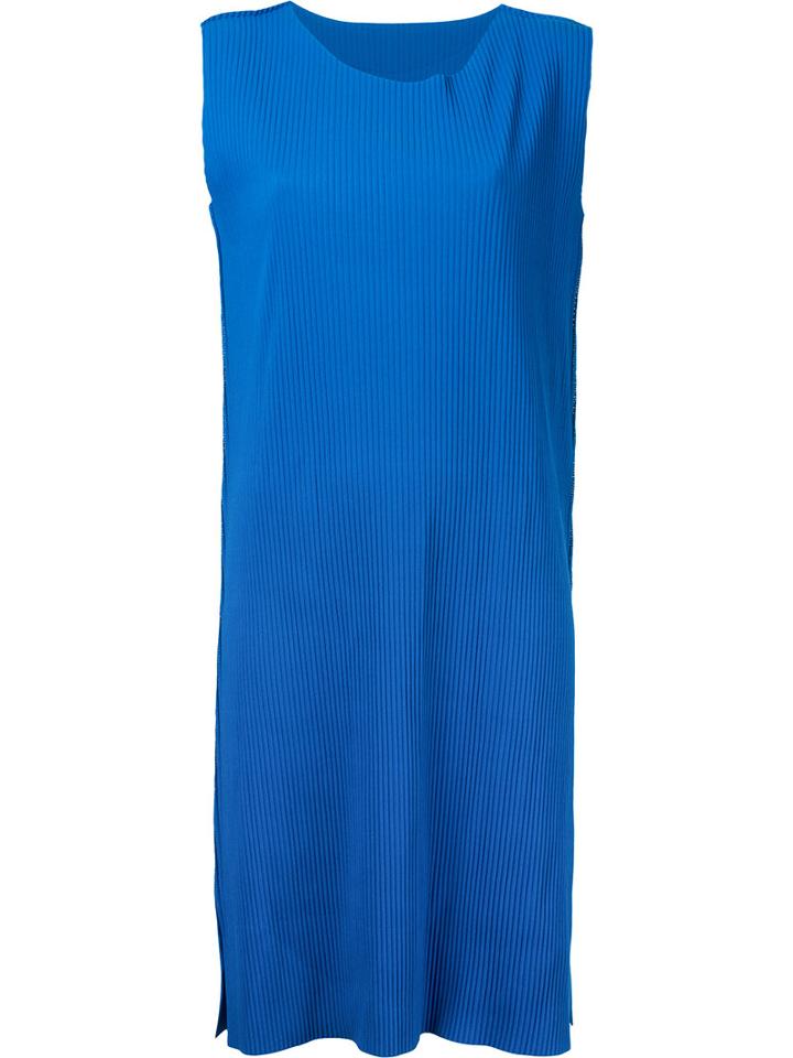 Issey Miyake Cauliflower - A-poc Pleats 2 Dress - Women - Polyester - One Size, Blue, Polyester