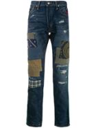 Polo Ralph Lauren Contrast Patch Jeans - Blue