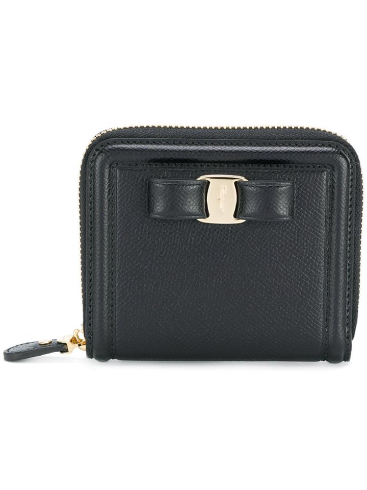 Salvatore Ferragamo Vara Bow Wallet - Black