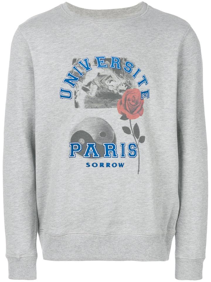 Soulland Universite Paris Sweatshirt - Grey