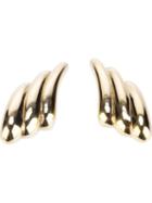 Yves Saint Laurent Vintage Molded Earrings, Women's, Metallic