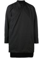 D.gnak Diagonal Zip Asymmetric Jacket - Black